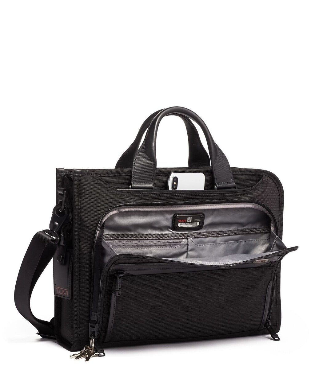 TUMI ALPHA 3 Portfolio Briefcase carry-on Business bag Black