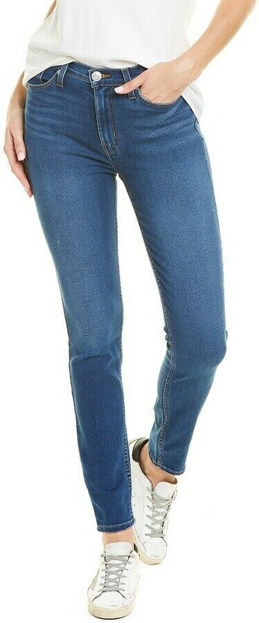HUDSON 25 Blair high rise ankle Super Skinny blue jeans denim