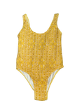 NIGHTCAP sunflower gold 1 piece swimsuit crochet stretch lace
