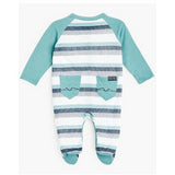 7 For All Mankind 6-9 mo infant baby onesie footie footed outfit snap outfit-Clothing, Shoes & Accessories:Baby:Baby & Toddler Clothing:Outfits & Sets-7 For All Mankind-Jenifers Designer Closet