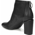 VIA SPIGA Italy Booties Boots 35 5 smooth leather heels shoes zipper heel-Clothing, Shoes & Accessories:Women's Shoes:Boots-Via Spiga-35-Black-Jenifers Designer Closet