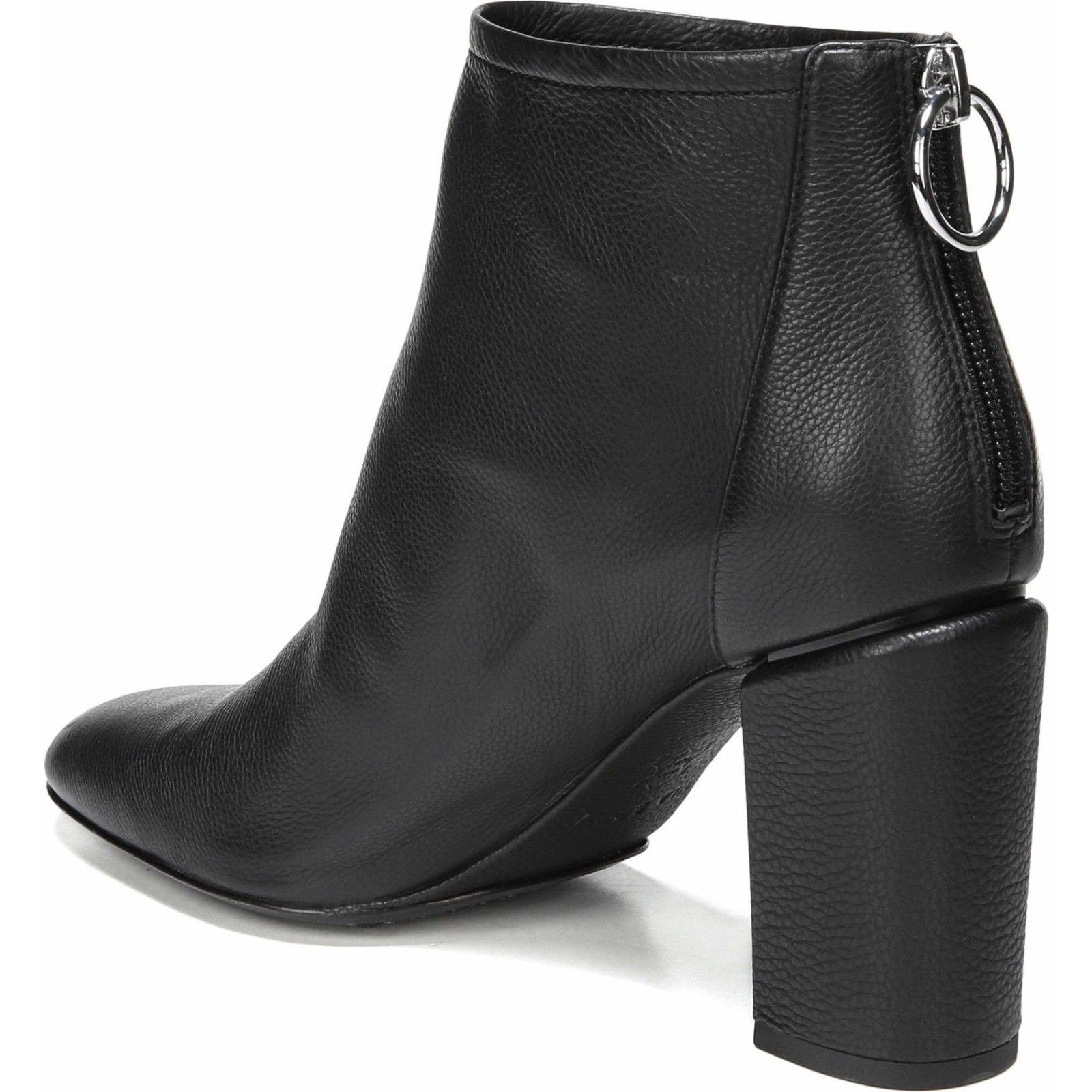 VIA SPIGA Italy Booties Boots 35 5 smooth leather heels shoes zipper heel-Clothing, Shoes & Accessories:Women's Shoes:Boots-Via Spiga-35-Black-Jenifers Designer Closet