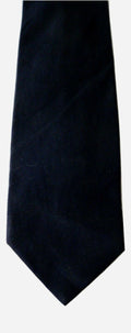 EMPORIO ARMANI men's suit necktie tie dark navy blue Cravatte Jacquard sharp