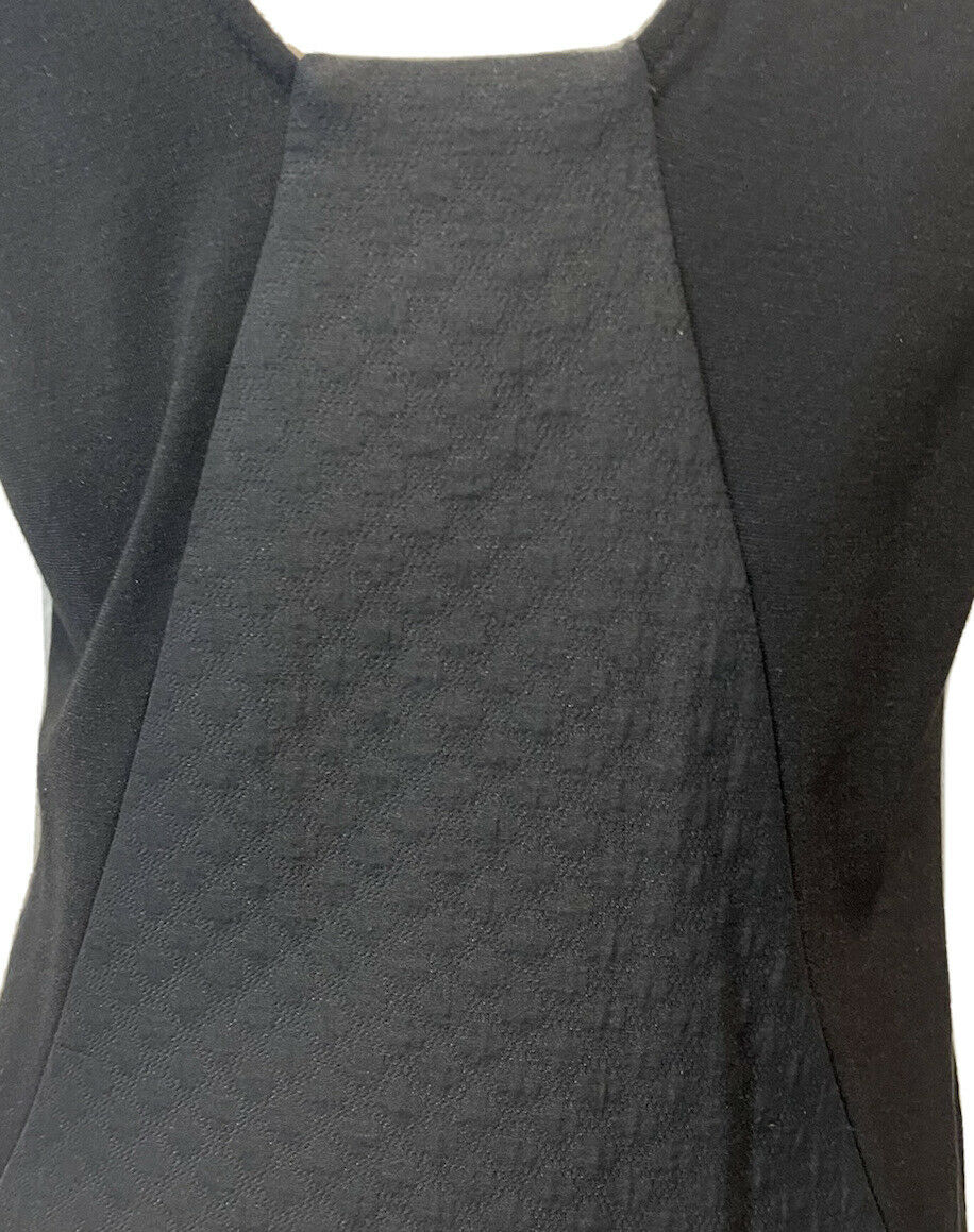 PREMISE 8 career work casual little black dress $295 church textured