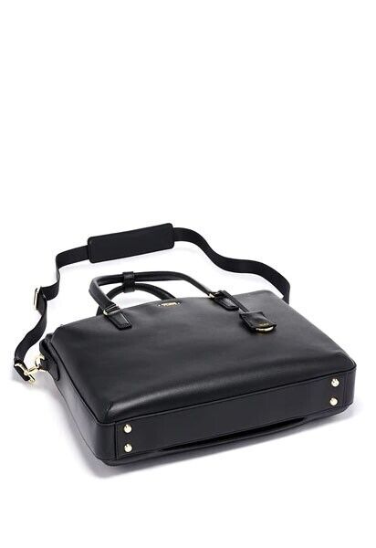 TUMI Chandler business brief case tote carry-on bag laptop Voyageur leather