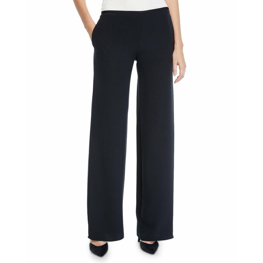 GIORGIO ARMANI COLLEZIONI Size 14 50 wool wide leg career pants slacks-Clothing, Shoes & Accessories:Women:Women's Clothing:Pants-Armani Collezioni-Jenifers Designer Closet