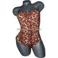HERMANNY by VIX animal swimsuit 10 twist bandeau ruched strapless shirred-Clothing, Shoes & Accessories:Women:Women's Clothing:Swimwear-Hermanny by Vix-Jenifers Designer Closet
