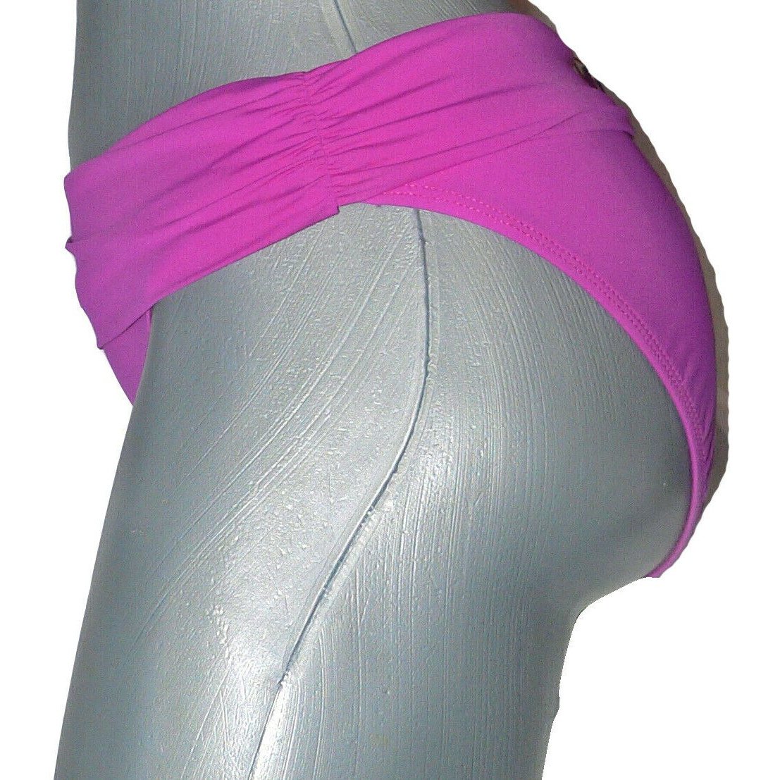 VITAMIN A 4 XS designer swimsuit bikini bottom only berry fold-over waist-Clothing, Shoes & Accessories:Women's Clothing:Swimwear-Vitamin A-XS-Sangria-Jenifers Designer Closet