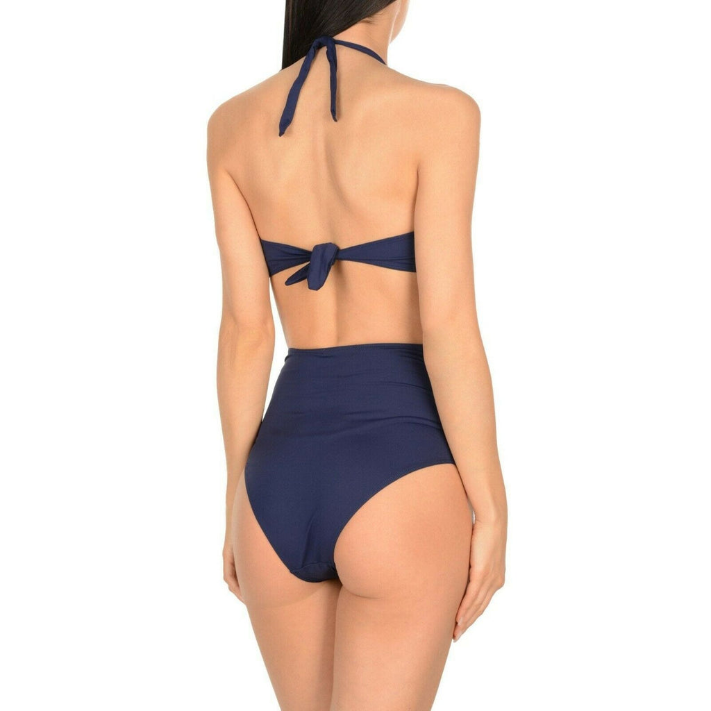 ALBERTINE 0 2 swimsuit one-piece maillot navy cutout monokini-Clothing, Shoes & Accessories:Women:Women's Clothing:Swimwear-Albertine-2-Blue-Jenifers Designer Closet