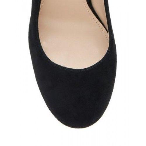 BOTKIER NY ruffled suede 8 black heels pumps shoes dressy party evening-Clothing, Shoes & Accessories:Women's Shoes:Heels-Botkier-8-Black-Jenifers Designer Closet