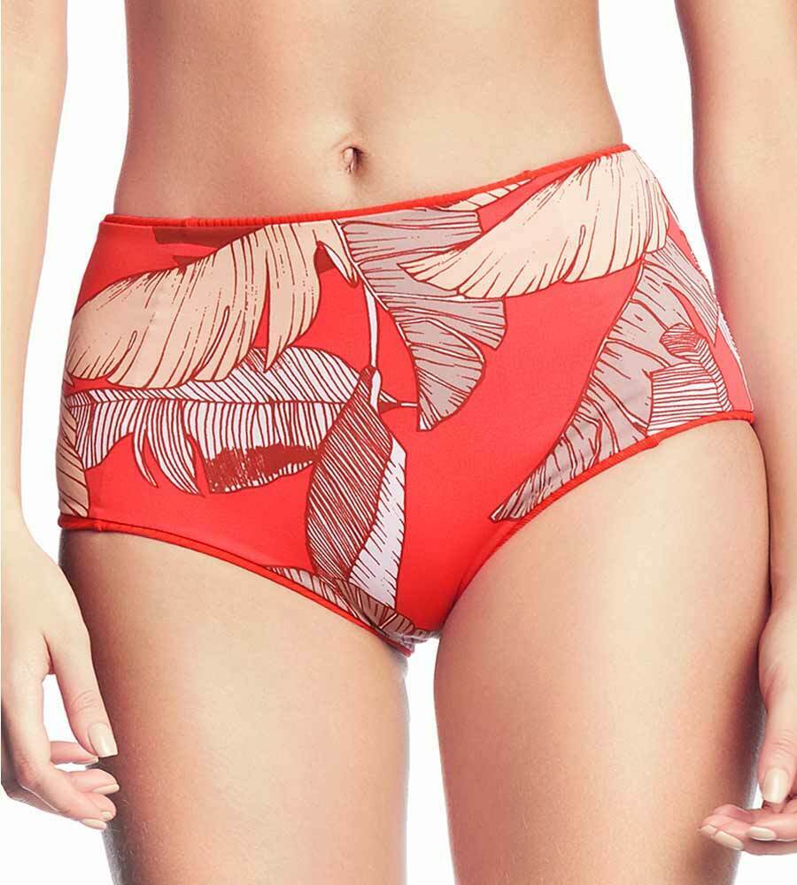 MAAJI high waist S M tropical cayenne reversible 2-piece bikini swimsuit