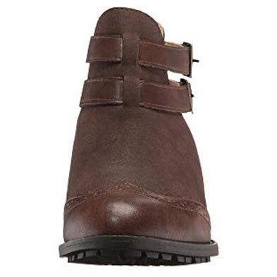 JAMBU JBU boots booties 7 37 ankle brown vegan suede & leather memory foam-Clothing, Shoes & Accessories:Women's Shoes:Boots-Jambu JBU-37/7-Brown-Jenifers Designer Closet