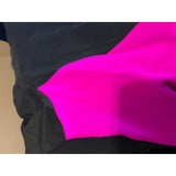 AMANDA UPRICHARD 20 plus-sized SILK dress black with hot pink insets $260-Clothing, Shoes & Accessories:Women's Clothing:Dresses-Amanda Uprichard-20-Black/pink-Jenifers Designer Closet