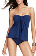 RALPH LAUREN 6 tank swimsuit swim dress flyaway indigo navy strapless