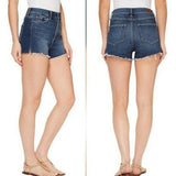 PAIGE 30 Premium Denim cutoff blue jean shorts Margot destructed Yasiel - Jenifers Designer Closet