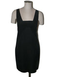 PREMISE career work casual little black dress church textured