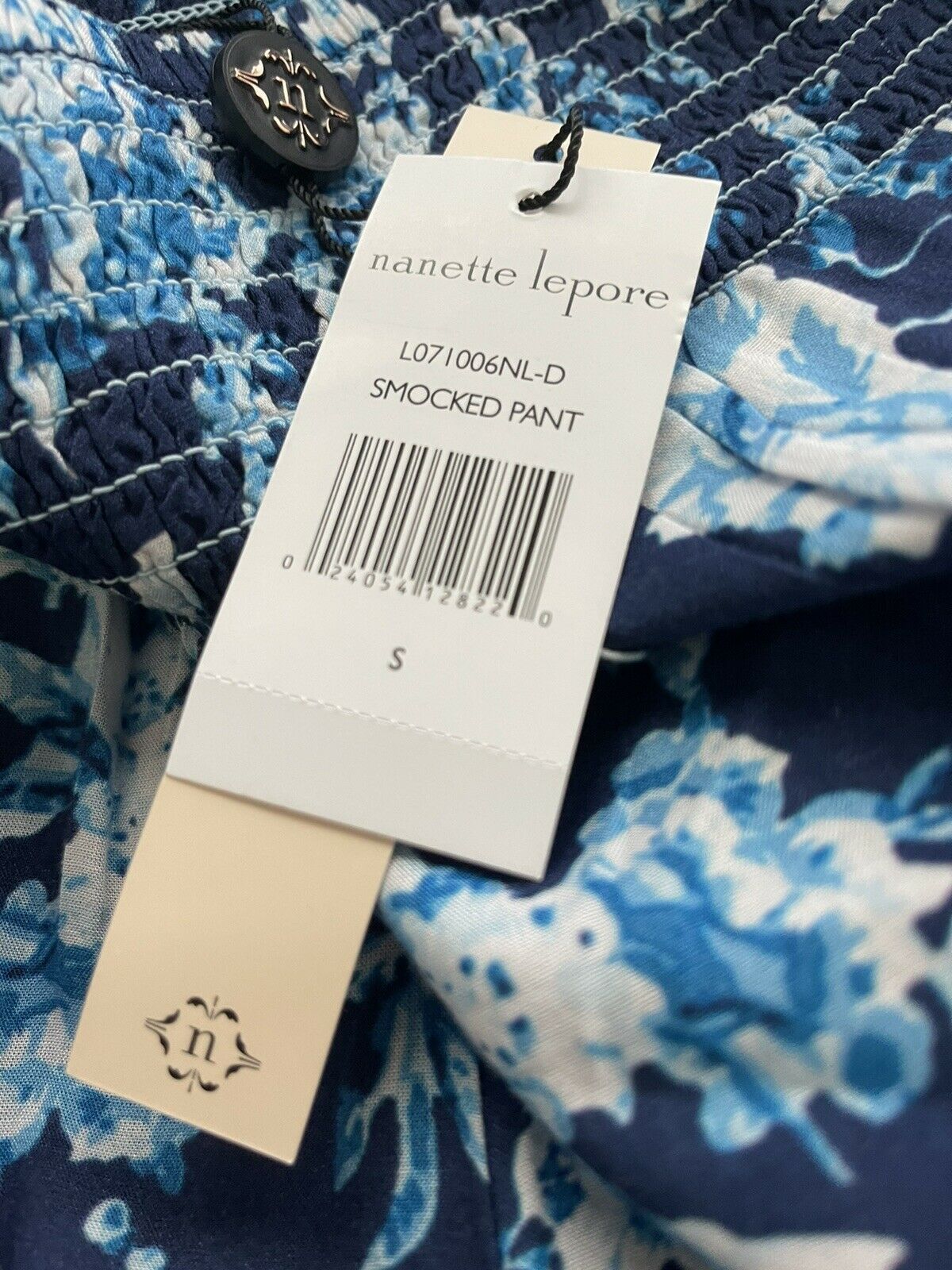 NANETTE LEPORE Piper smocked jogger pants swimsuit cover-up