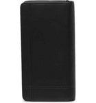 TUMI long wallet smooth leather zip-around travel gusseted organizer unisex