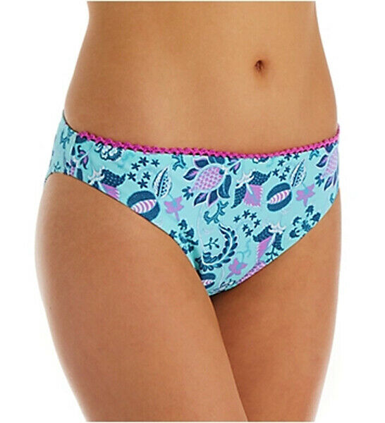 NANETTE LEPORE bikini swimsuit 4 bathing suit floral designer 2 pc