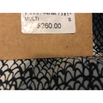 STEVIE MAY Maxi Skirt Small long mermaid style high front split $260 viper-Clothing, Shoes & Accessories:Women's Clothing:Skirts-Stevie May-Small-Black/ivory-Jenifers Designer Closet