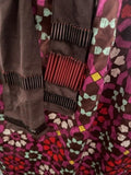 A Common Thread S wrap sash waist skirt Silk Beaded Tie $242 designer career