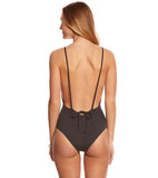 BILLABONG  S Sol Searcher swimsuit strappy sexy cheeky 1 Piece Maillot black