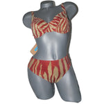ORY of Spain 36C US EUR 80 ESP 44 swimsuit bikini high waist tiger zebra-Clothing, Shoes & Accessories:Women:Women's Clothing:Swimwear-ORY Spain-Jenifers Designer Closet