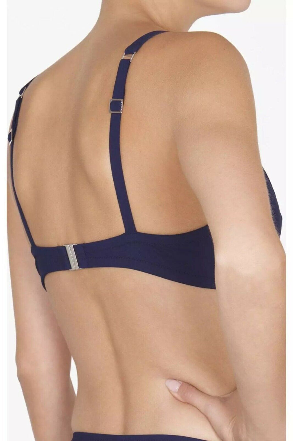 SHAN Swimwear 8 underwire bikini swimsuit 2 Piece marine blue navy