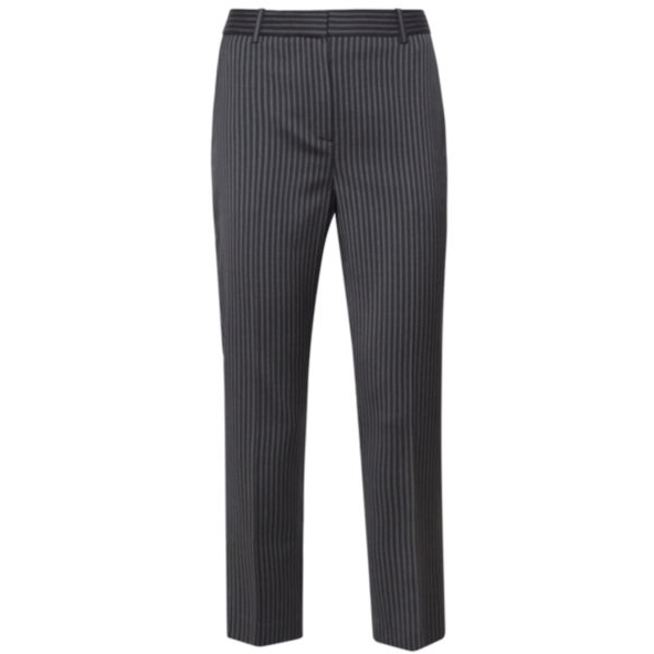 NWT THEORY dress pants 6 career slacks tailored trousers black wool stripe $355-Clothing, Shoes & Accessories:Women's Clothing:Pants-Theory-6-Black-Jenifers Designer Closet