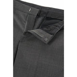 HUGO BOSS US-40R IT-56 suit pants trousers 100% wool check charcoal-Clothing, Shoes & Accessories:Men:Men's Clothing:Suits & Suit Separates-HUGO BOSS-40 Reg-Dark gray-Jenifers Designer Closet