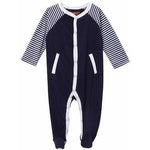 7 For All Mankind 6-9 mo infant baby one pc footie footed outfit snap navy-Clothing, Shoes & Accessories:Baby:Baby & Toddler Clothing:Outfits & Sets-7 For All Mankind-Jenifers Designer Closet