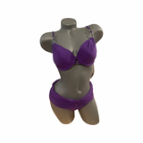 GIDEON OBERSON by Gottex 8 bikini swimsuit underwire padded fold-down bottom