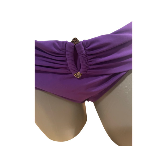 GIDEON OBERSON by Gottex 8 bikini swimsuit underwire padded fold-down bottom