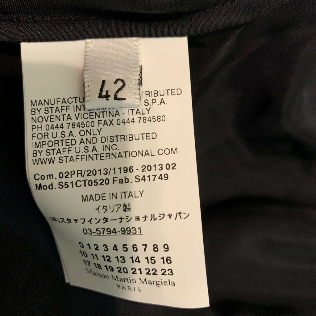 MAISON MARTIN MARGIELA 42 6 black slip dress with lace runway Italy-Clothing, Shoes & Accessories:Women's Clothing:Dresses-Maison Martin Margiela-42/6-Black-Jenifers Designer Closet