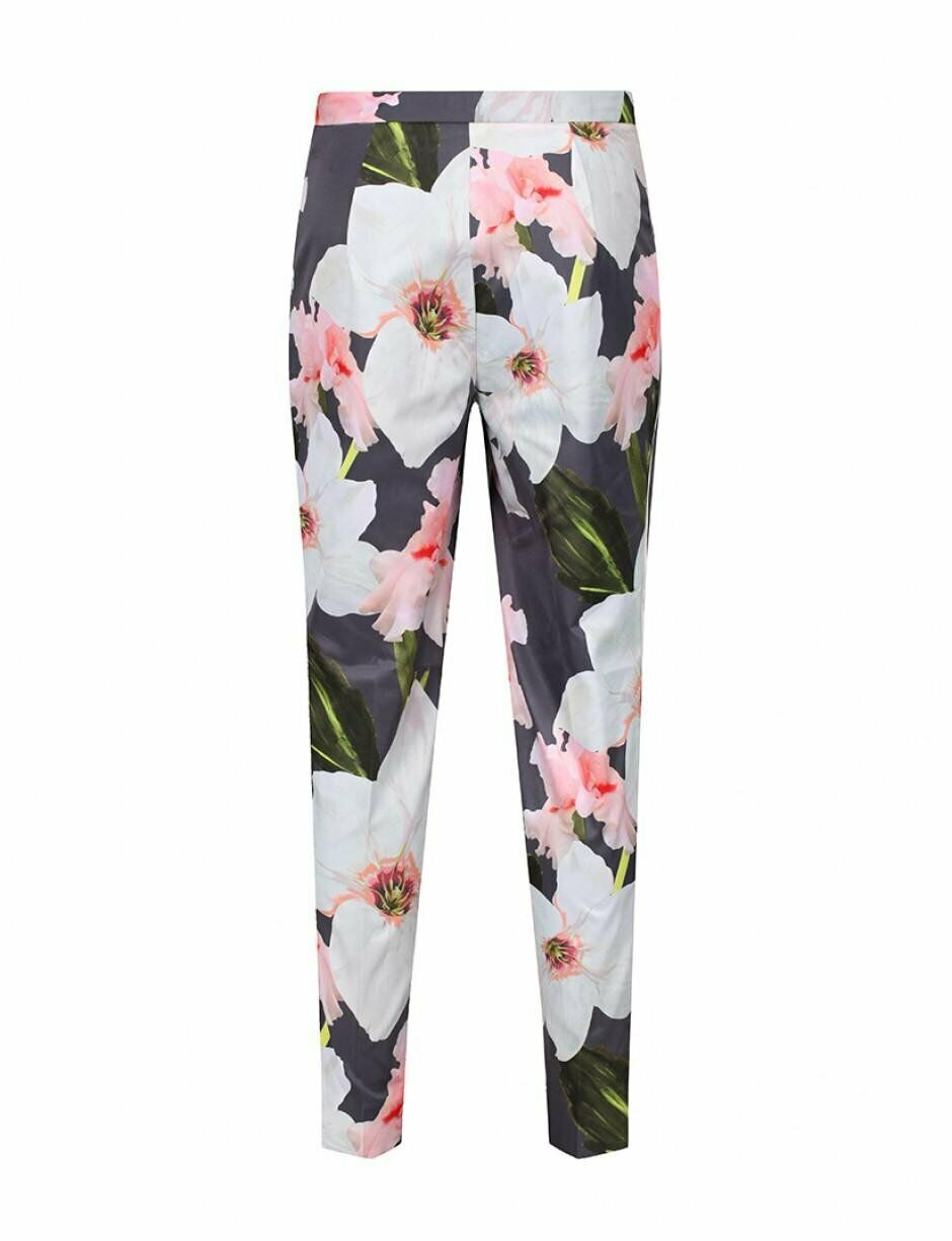 TED BAKER LONDON (2) 6 Chatsworth tapered pants trousers slacks floral crop