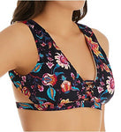 NANETTE LEPORE bikini swimsuit 6 bathing suit floral strappy designer 2 pc