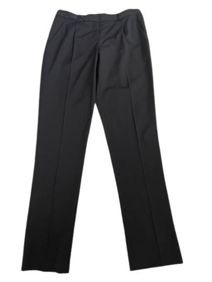 THEORY 8 career black dress wool pants slacks trousers ladies stretch $395