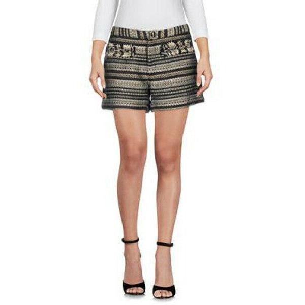 DARLING London S tweed dressy shorts black metallic gold-Clothing, Shoes & Accessories:Women's Clothing:Shorts-Darling-Small-Black/gold-Jenifers Designer Closet