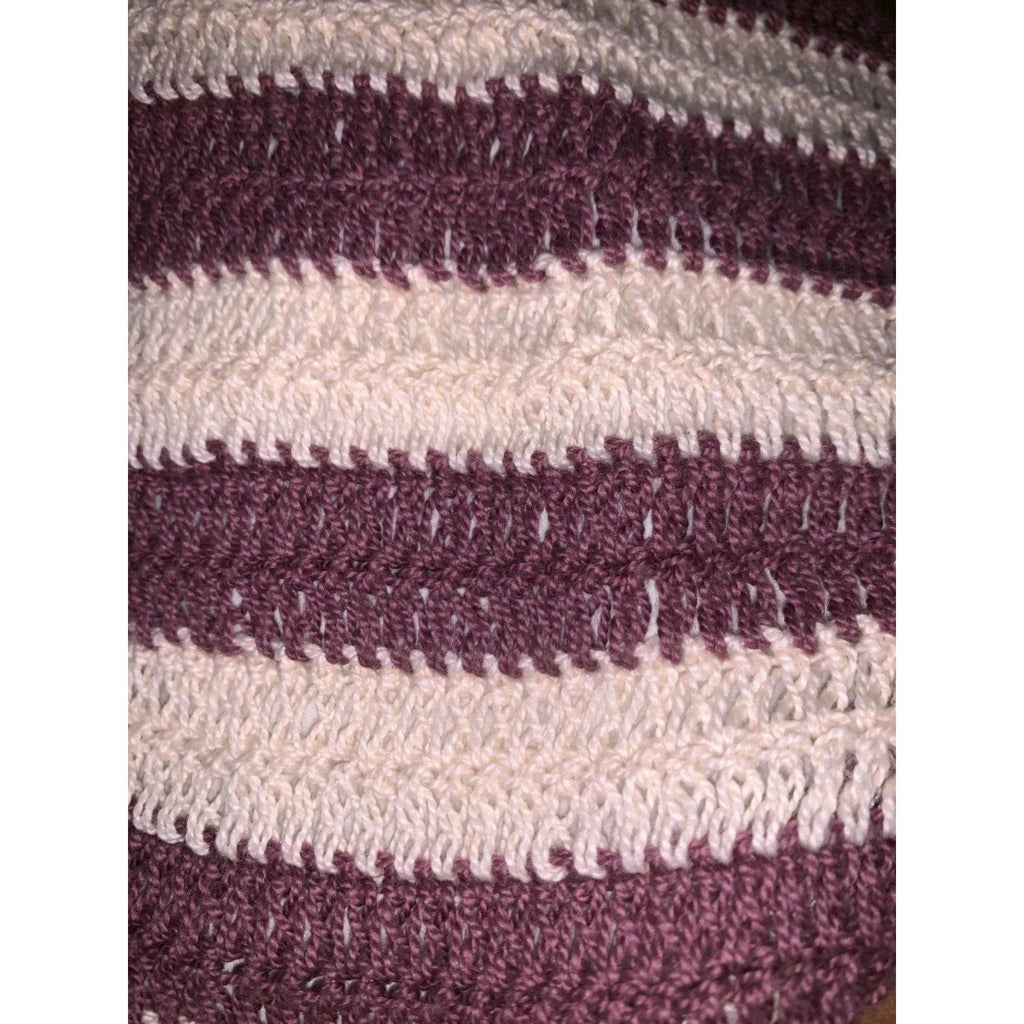 MARA HOFFMAN Swim M crochet bikini bottom only cream mauve $150 swimsuit-Clothing, Shoes & Accessories:Women's Clothing:Swimwear-Mara Hoffman-Medium-Multi-Jenifers Designer Closet