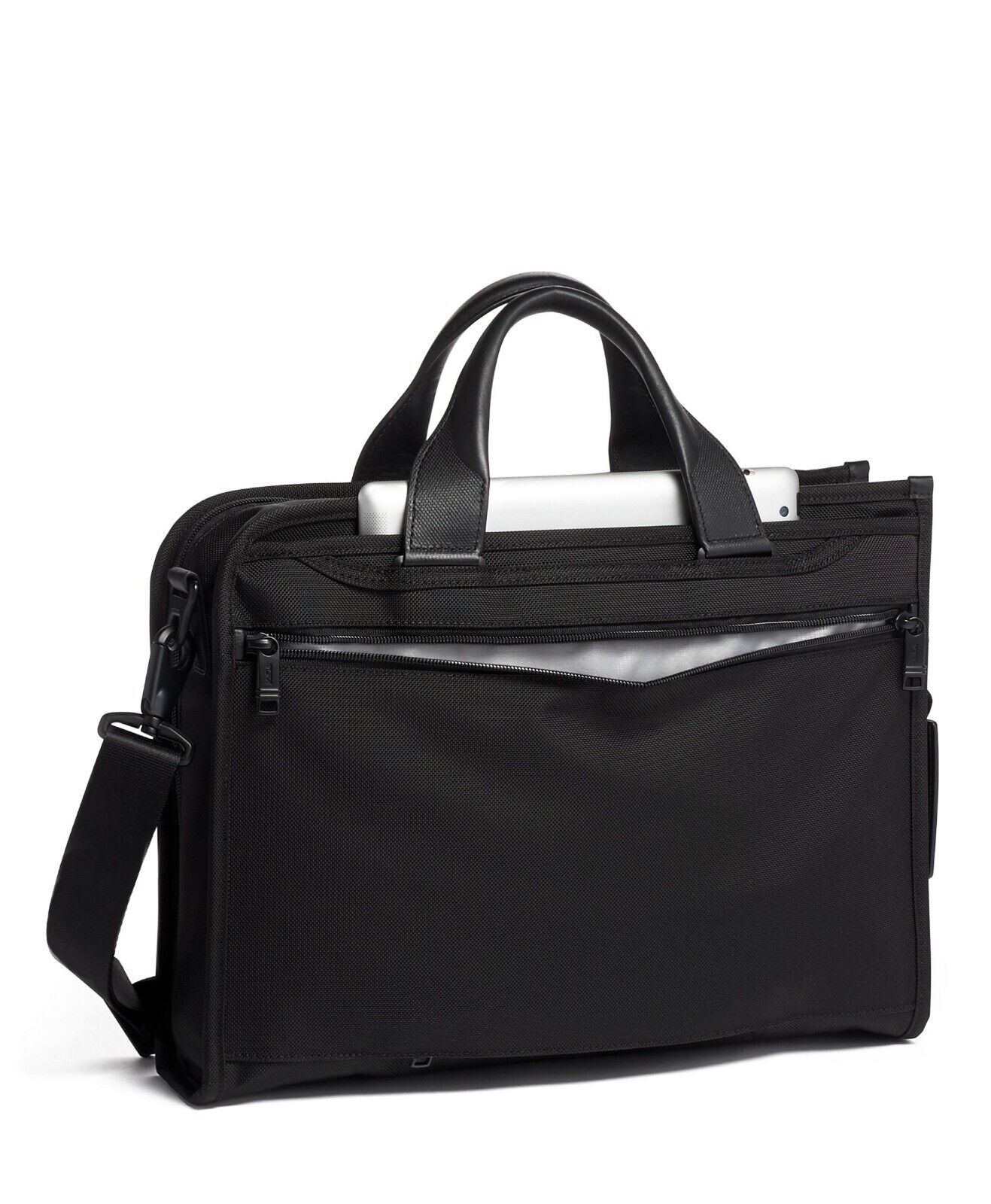 TUMI ALPHA 3 Portfolio Briefcase carry-on Business bag Black