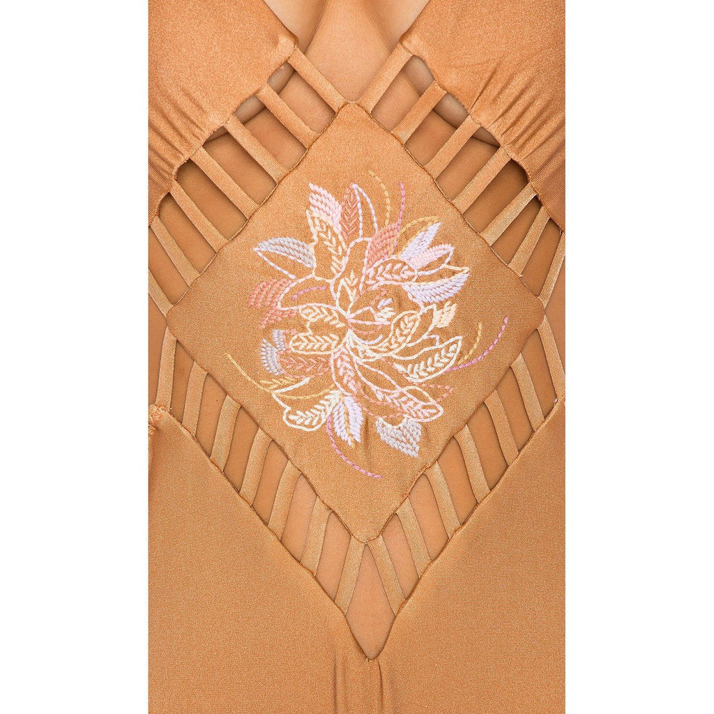 ALESSANDRA swimsuit Maldives one piece monokini copper-Clothing, Shoes & Accessories:Women's Clothing:Swimwear-Ale by Alessandra-Large-Copper-Jenifers Designer Closet