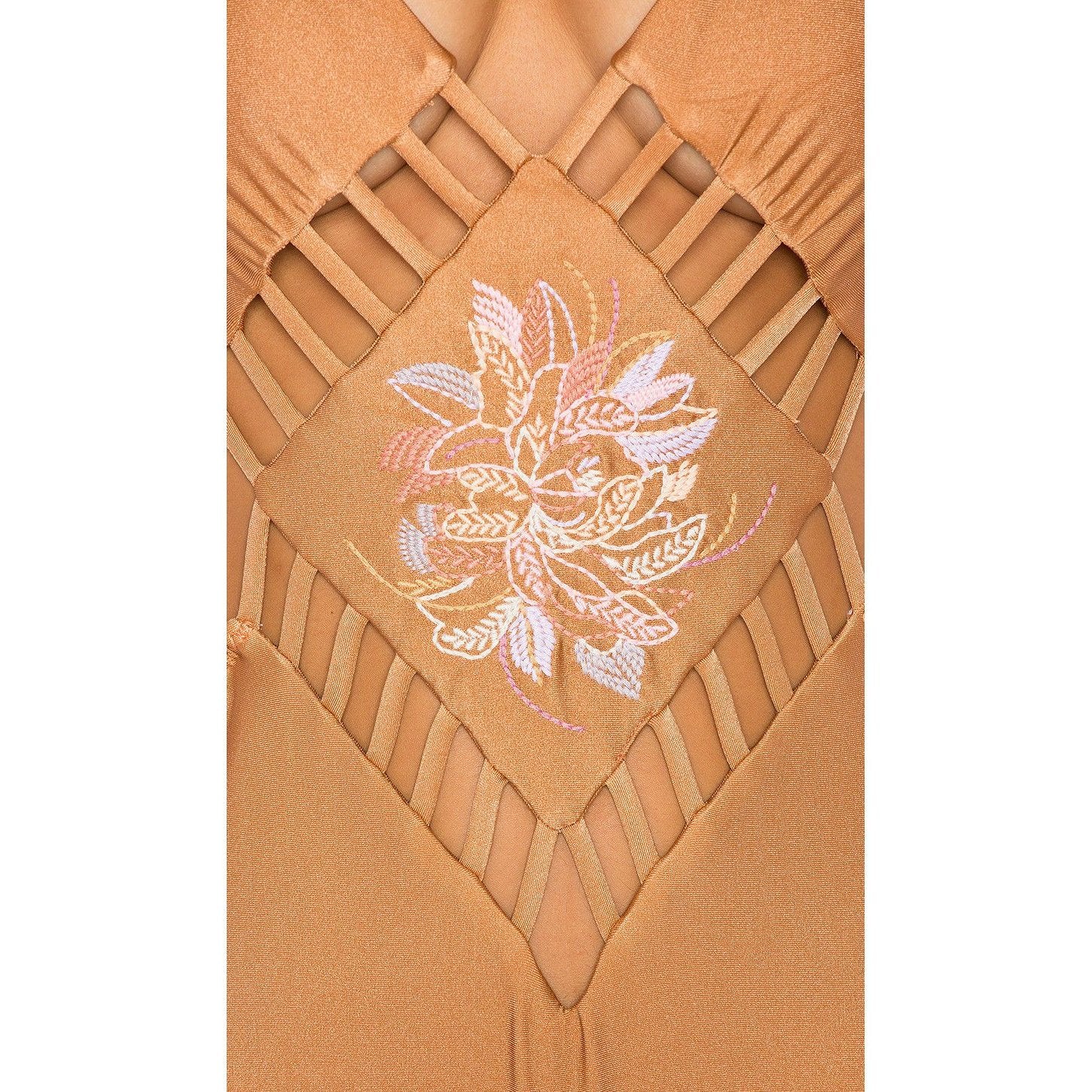 ALESSANDRA swimsuit Maldives one piece monokini copper-Clothing, Shoes & Accessories:Women's Clothing:Swimwear-Ale by Alessandra-Large-Copper-Jenifers Designer Closet
