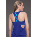 GOTTEX SPORT DNA Indigo 38 D-Cup Blouson Y-Back Tankini Top racerback-Clothing, Shoes & Accessories:Women's Clothing:Swimwear-GOTTEX-38D cup-Blue-Jenifers Designer Closet