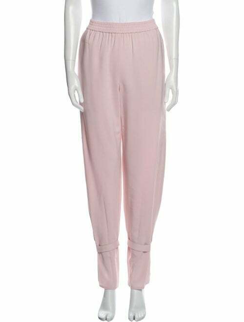 SALLY LAPOINTE M pink mauve track pants w/cinched legs All Too Human