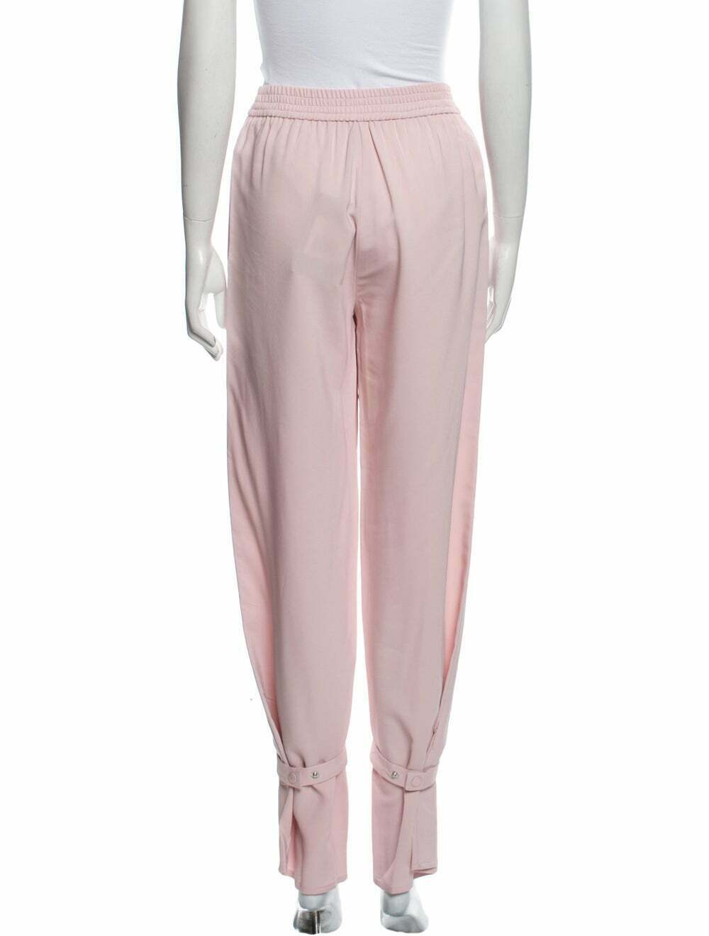 SALLY LAPOINTE M pink mauve track pants w/cinched legs All Too Human