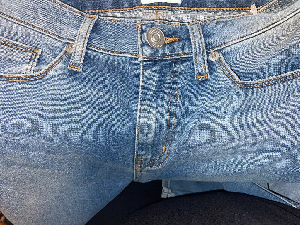 HUDSON 25 Blair high rise ankle Super Skinny blue jeans denim