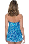 Gottex Blue fly-away swimsuit