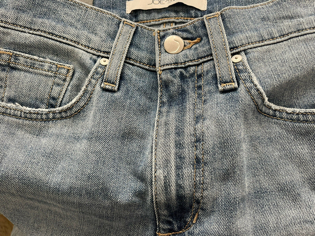 JOE'S JEANS 24 high rise ankle skinny earth conscious whiskered faded