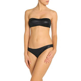 MELISSA ODABASH neoprene wet look bikini swimsuit w/ carry bag - Jenifers Designer Closet