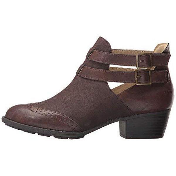 JAMBU JBU boots booties 7 37 ankle brown vegan suede & leather memory foam-Clothing, Shoes & Accessories:Women's Shoes:Boots-Jambu JBU-37/7-Brown-Jenifers Designer Closet